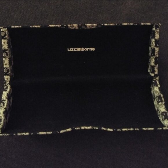 LIZ CLAIBORNE Designer Monogram Eye / Sun Glass Case - EVC - Picture 8 of 11